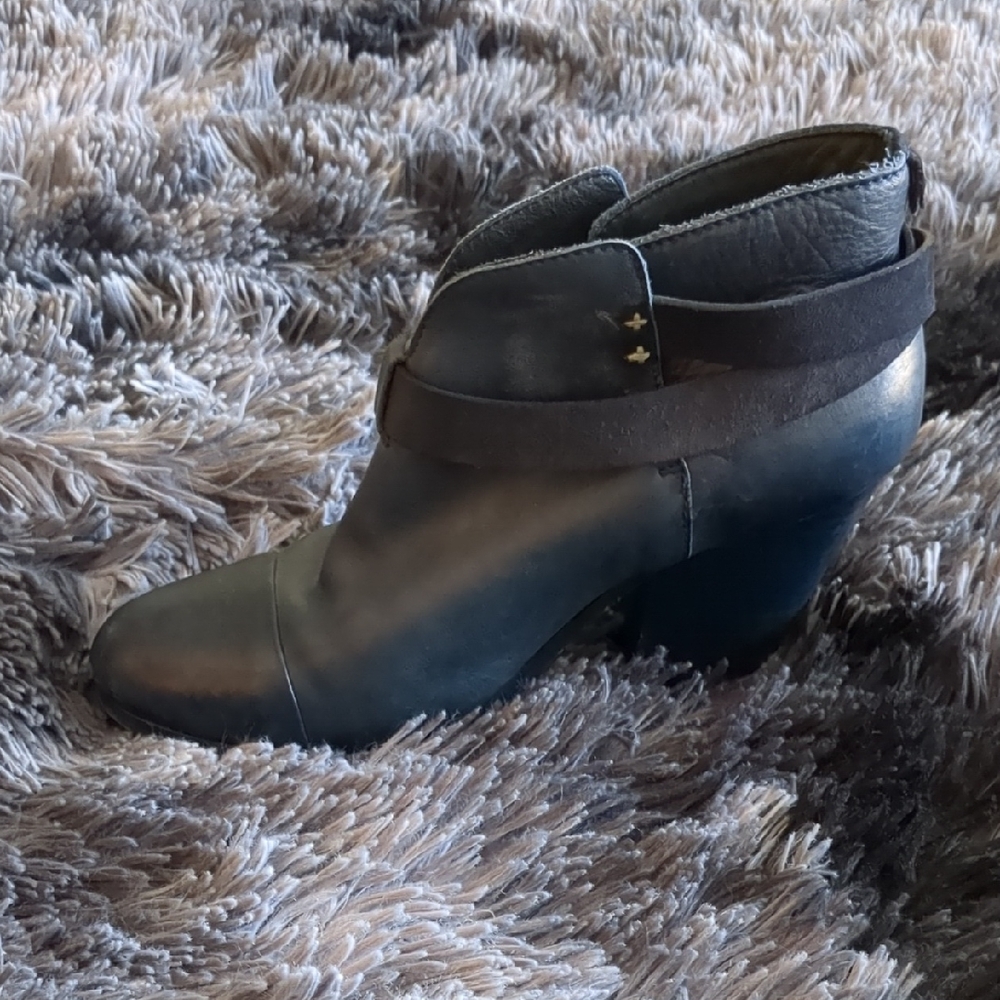 Women's Rag and Bone Navy Booties